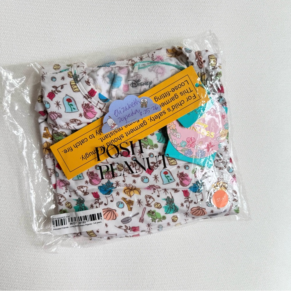 Posh Peanut NIB princess friends pj set